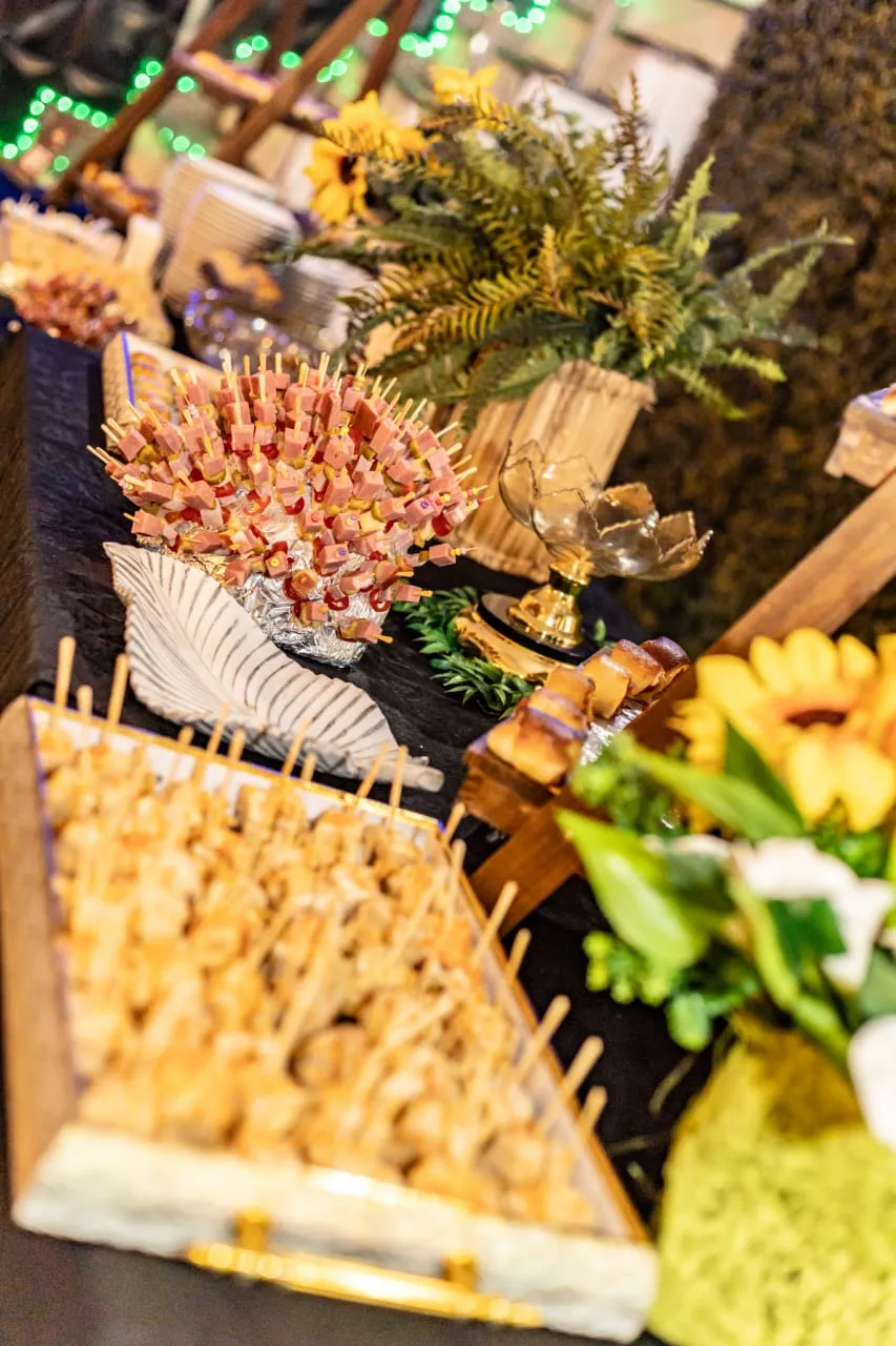Buffet completo para festa de debutante